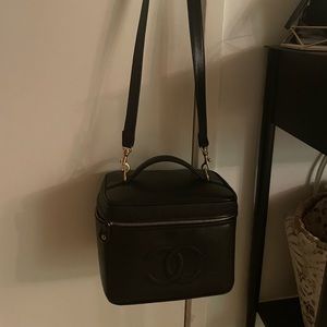 Chanel Vintage Leather Vanity Case!